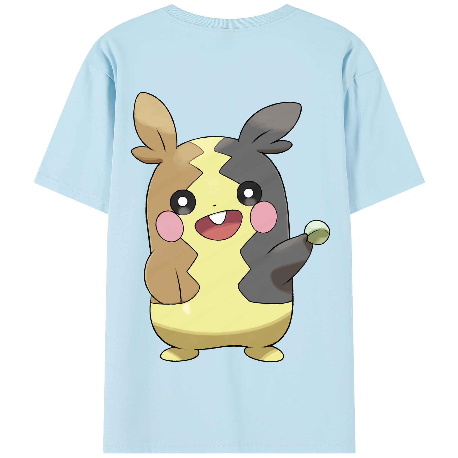 （画像用） ポケットモンスター Pokémon 綿100％半袖Tシャツ（背面プリント）